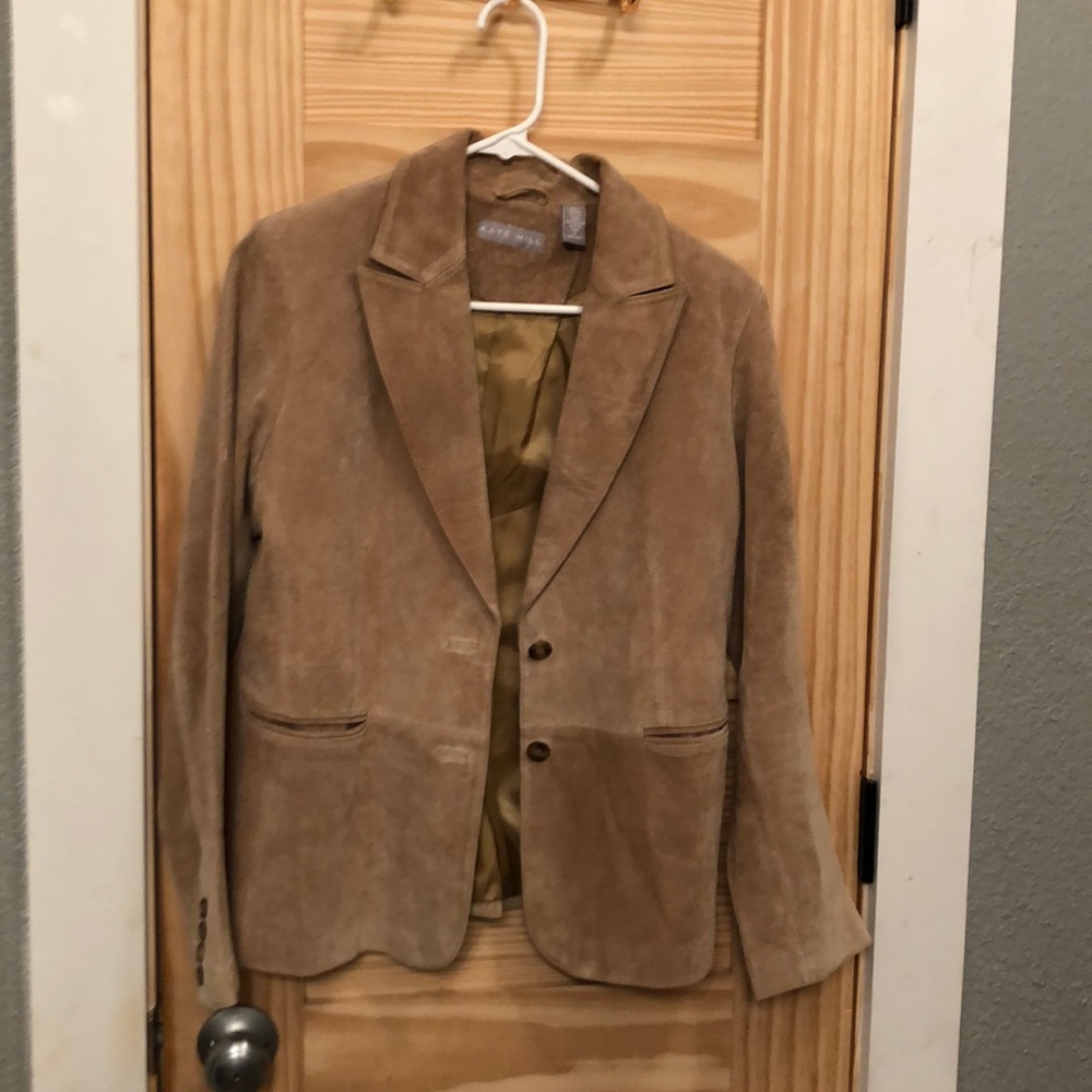 Suede blazer